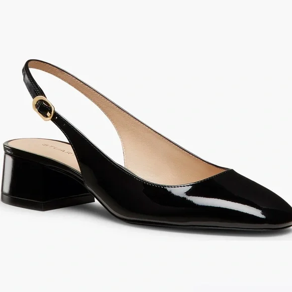 STUART WEITZMAN Slingback pumps MAEVE 35. New - Picture 7 of 7